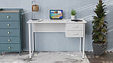 Комп'ютерний стіл Ferrum-decor Таккота 75x120x70 білий ДСП Білий 16мм (FRD-102116), фото 3