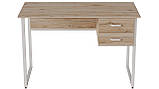 Комп'ютерний стіл Ferrum-decor Таккота 75x120x60 білий ДСП Дуб Артізан 32мм (FRD-102096), фото 2