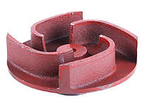 Крильчатка мотопомпи 4 лопаті, під шпону діаметр 20 мм YBX