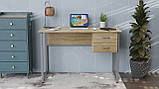 Комп'ютерний стіл Ferrum-decor Таккота 75x140x60 сірий ДСП Дуб Сонома 16мм (FRD-102321), фото 6