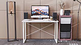 Комп'ютерний стіл Ferrum-decor Дейв 75x100x70 білий ДСП Білий 16мм (FRD-102166), фото 5