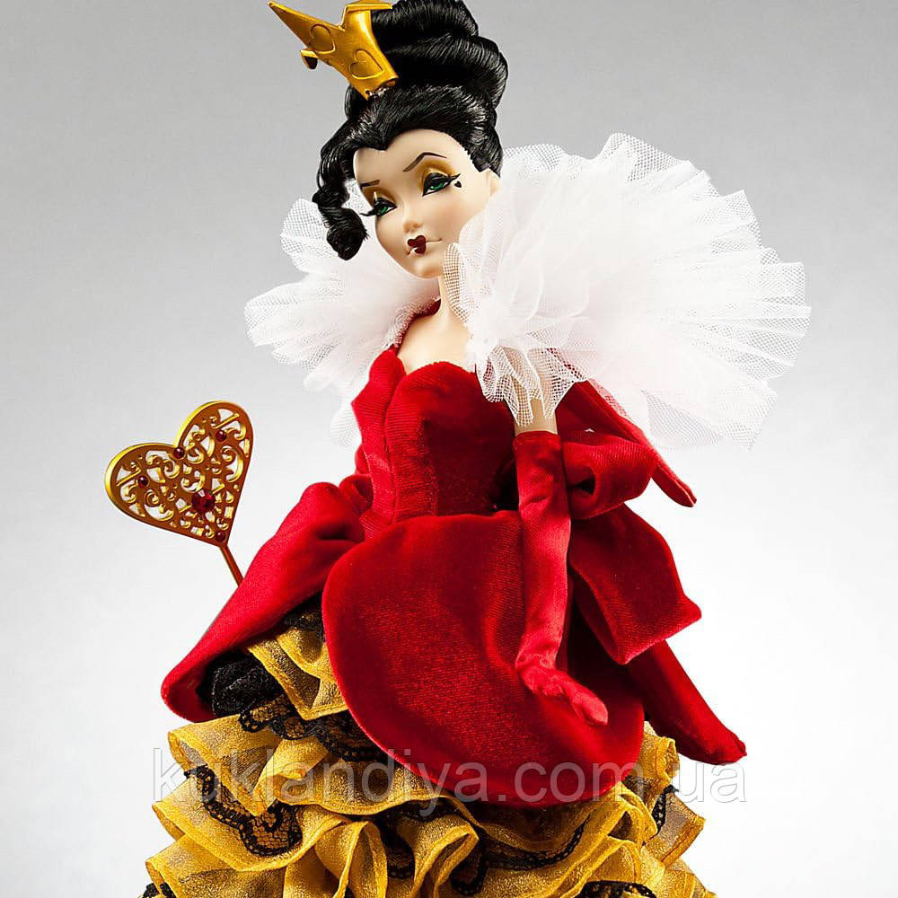 Колекційна лялька Disney Villains Exclusive 11.5 Inch Designer Collection Doll Queen of Hearts, фото 1