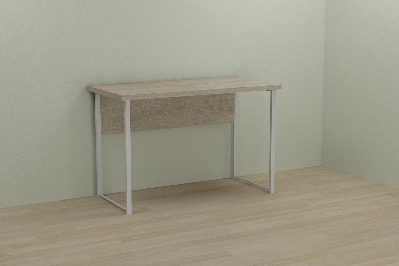 Комп'ютерний стіл Ferrum-decor Курт 75x120x70 білий ДСП Дуб Сонома 32мм (FRD-102242), фото 1