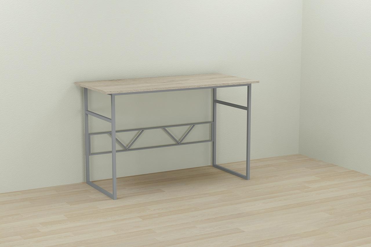 Комп'ютерний стіл Ferrum-decor Раян 75x100x60 сірий ДСП Дуб Сонома 16мм (FRD-101592), фото 1