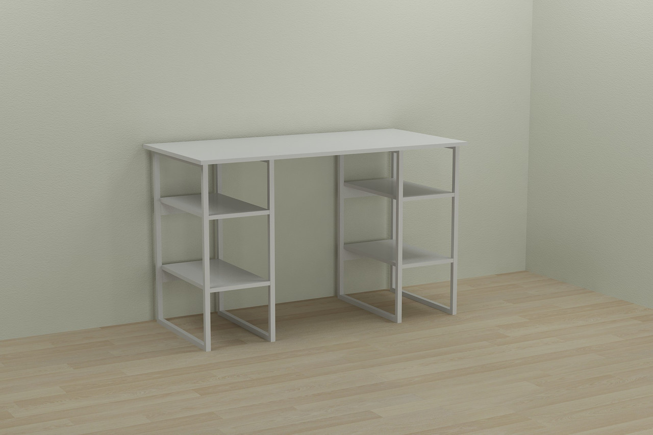 Комп'ютерний стіл Ferrum-decor Карен 75x120x70 білий ДСП Білий 16мм (FRD-102276), фото 1