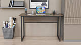 Комп'ютерний стіл Ferrum-decor Раян 75x120x70 сірий ДСП Білий 16мм (FRD-101631), фото 3
