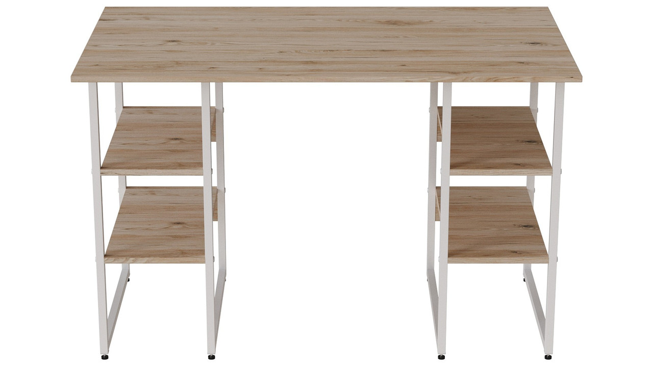 Комп'ютерний стіл Ferrum-decor Карен 75x140x60 білий ДСП Дуб Артізан 32мм (FRD-102274), фото 1