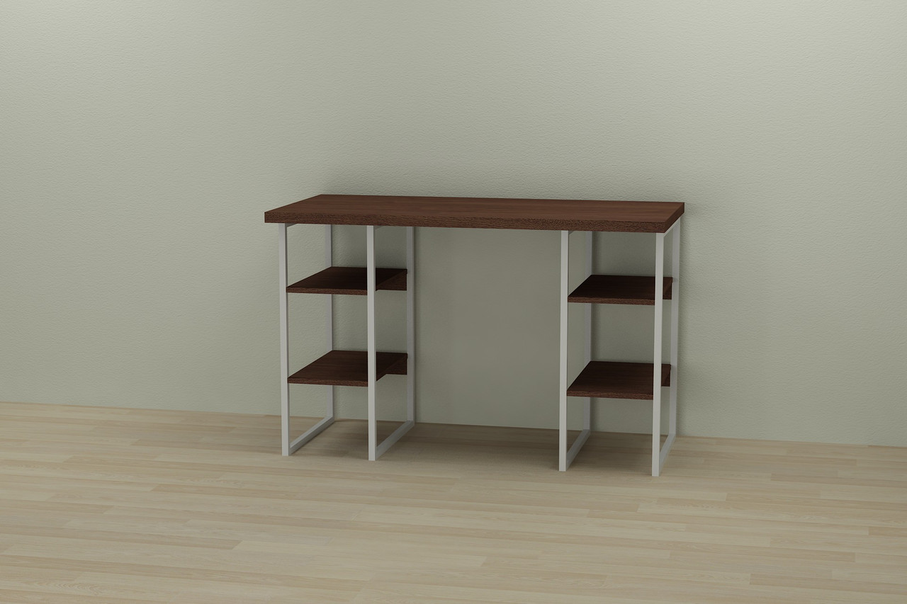 Комп'ютерний стіл Ferrum-decor Карен 75x140x60 білий ДСП Дуб Сонома 32мм (FRD-102272), фото 1