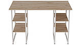 Комп'ютерний стіл Ferrum-decor Карен 75x120x60 білий ДСП Дуб Артізан 32мм (FRD-102264), фото 2