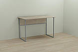 Комп'ютерний стіл Ferrum-decor Коді 75x100x60 сірий ДСП Дуб Сонома 16мм (FRD-101652), фото 4