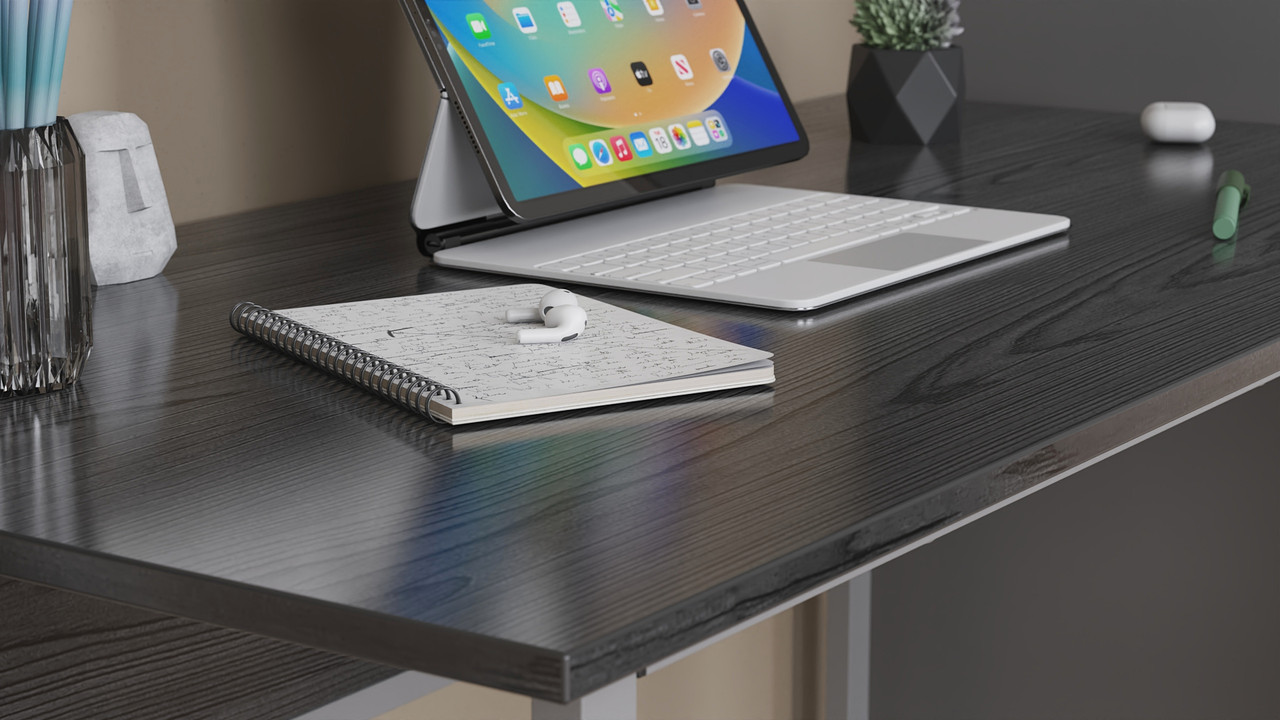 Комп'ютерний стіл Коді 75x120x70 сірий ДСП Сосна Кембра 16мм FRD-101695, фото 1