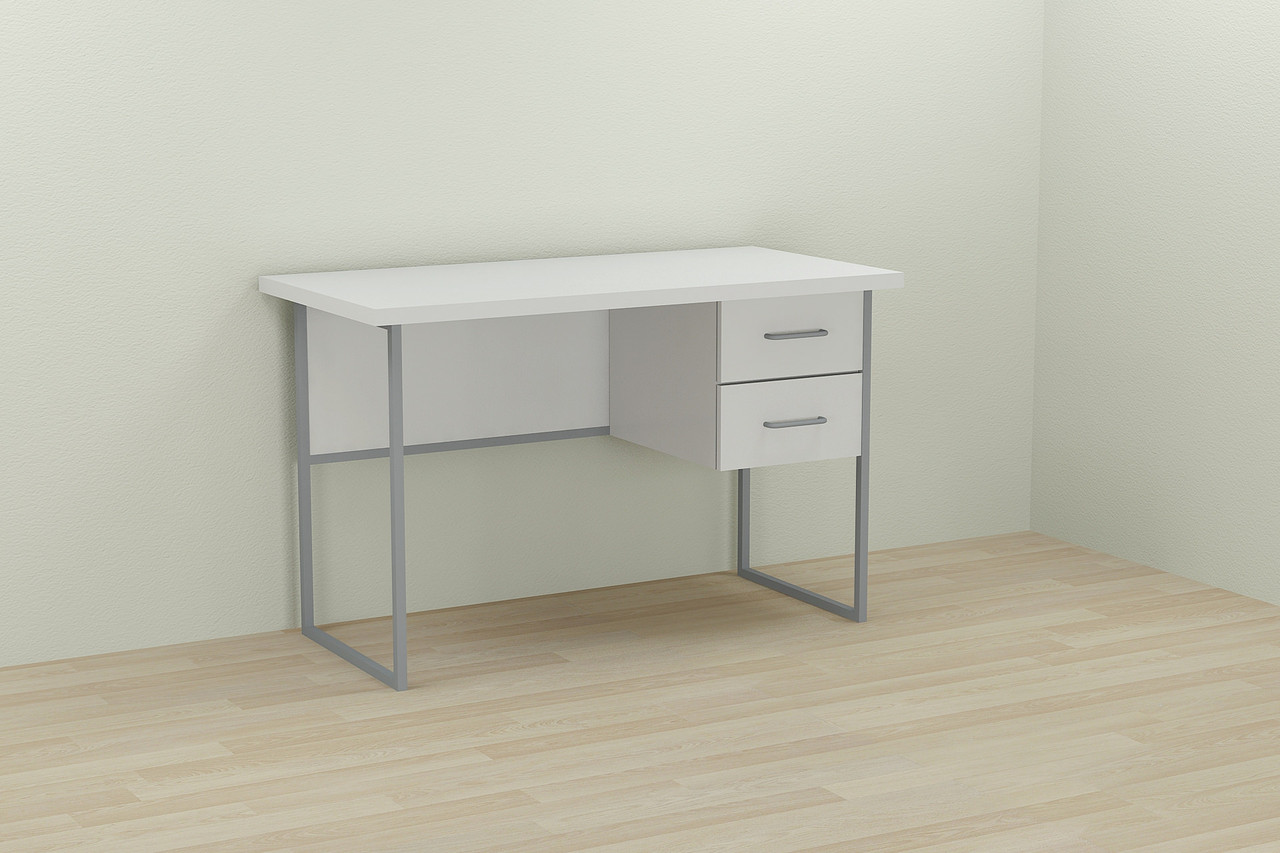 Комп'ютерний стіл Ferrum-decor Таккота 75x120x70 сірий ДСП Білий 32мм (FRD-102343), фото 1