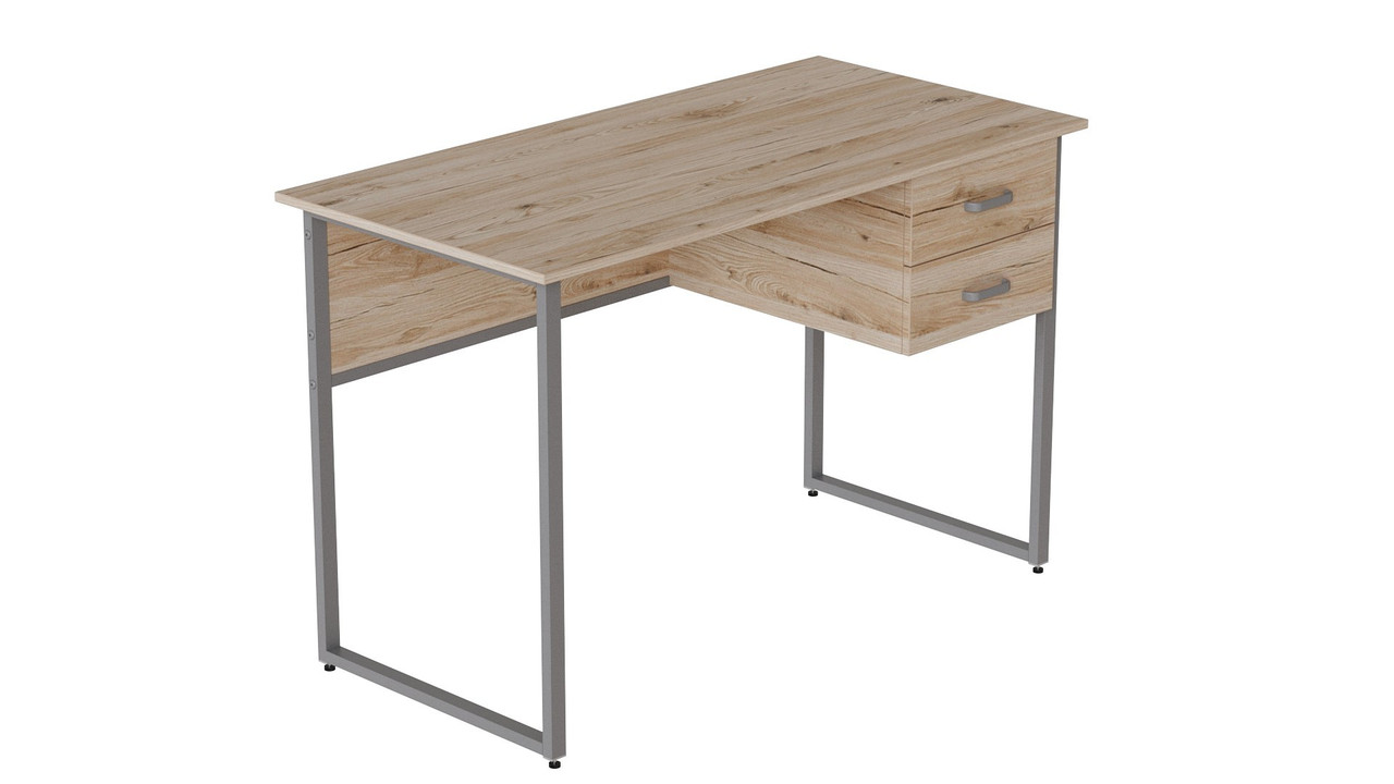 Комп'ютерний стіл Ferrum-decor Таккота 75x120x70 сірий ДСП Дуб Артізан 16мм (FRD-102341), фото 1