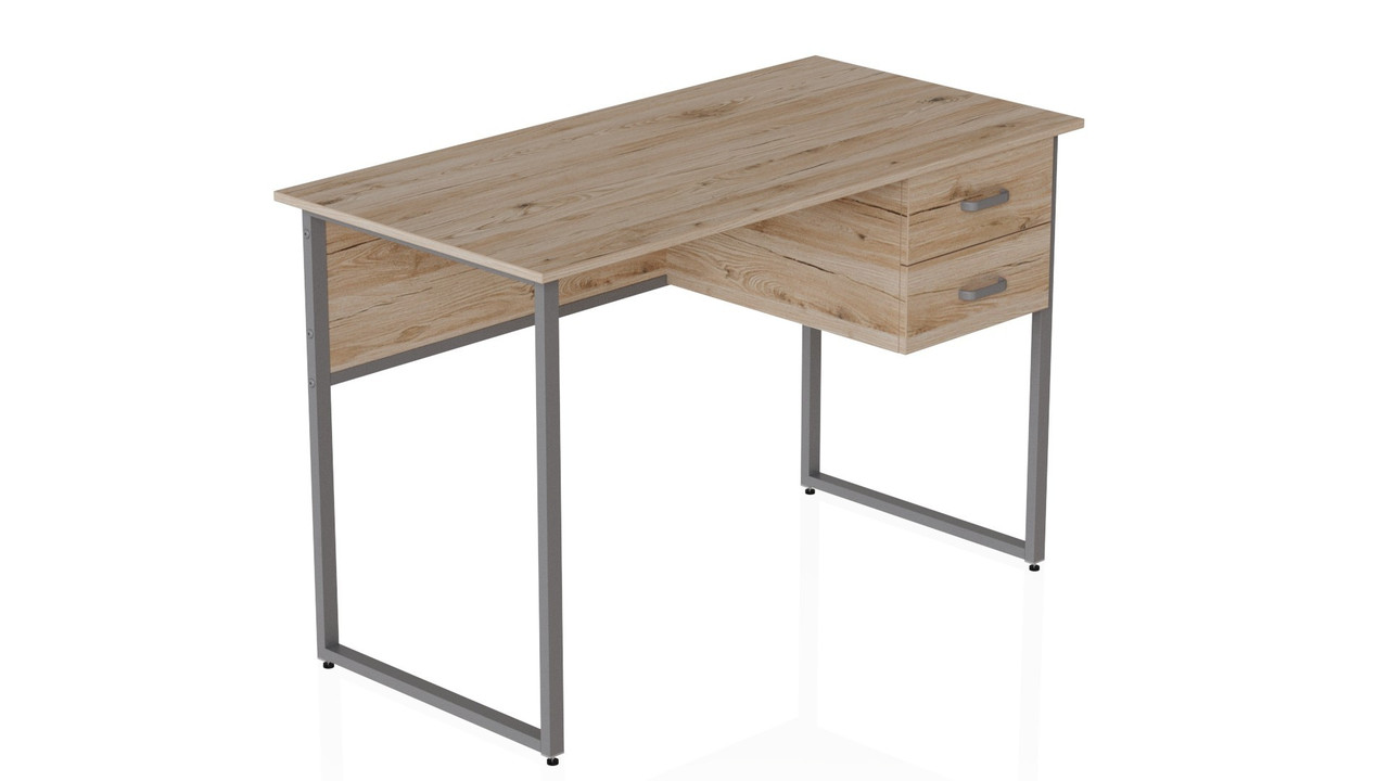 Комп'ютерний стіл Ferrum-decor Таккота 75x140x70 сірий ДСП Дуб Артізан 32мм (FRD-102356), фото 1