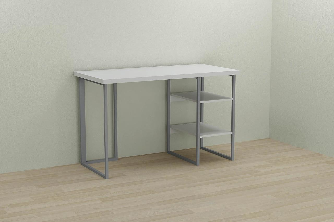 Комп'ютерний стіл Ferrum-decor Кевін 75x120x60 сірий ДСП Білий 32мм (FRD-101724), фото 1