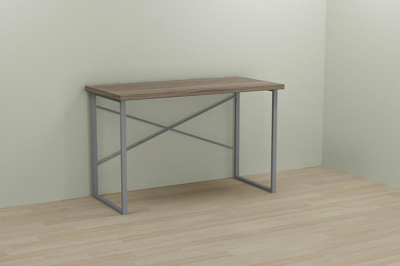 Комп'ютерний стіл Ferrum-decor Дейв 75x100x60 сірий ДСП Дуб Сонома Труфель 32мм (FRD-102365), фото 1