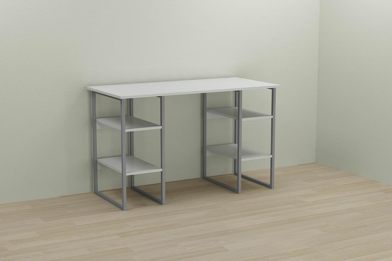 Комп'ютерний стіл Ferrum-decor Карен 75x120x60 сірий ДСП Білий 16мм (FRD-102418), фото 1