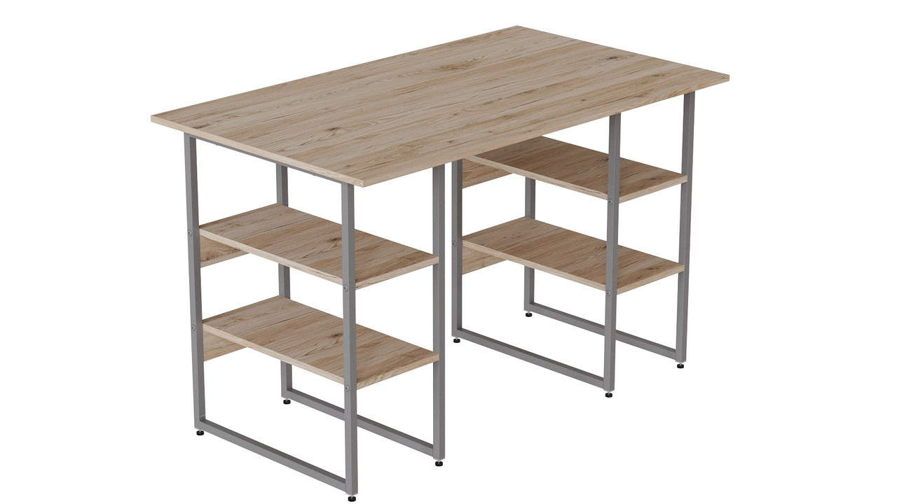 Комп'ютерний стіл Ferrum-decor Карен 75x140x60 сірий ДСП Дуб Артізан 16мм (FRD-102431), фото 1