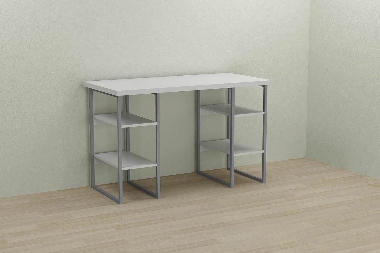 Комп'ютерний стіл Ferrum-decor Карен 75x120x60 сірий ДСП Білий 32мм (FRD-102423), фото 1