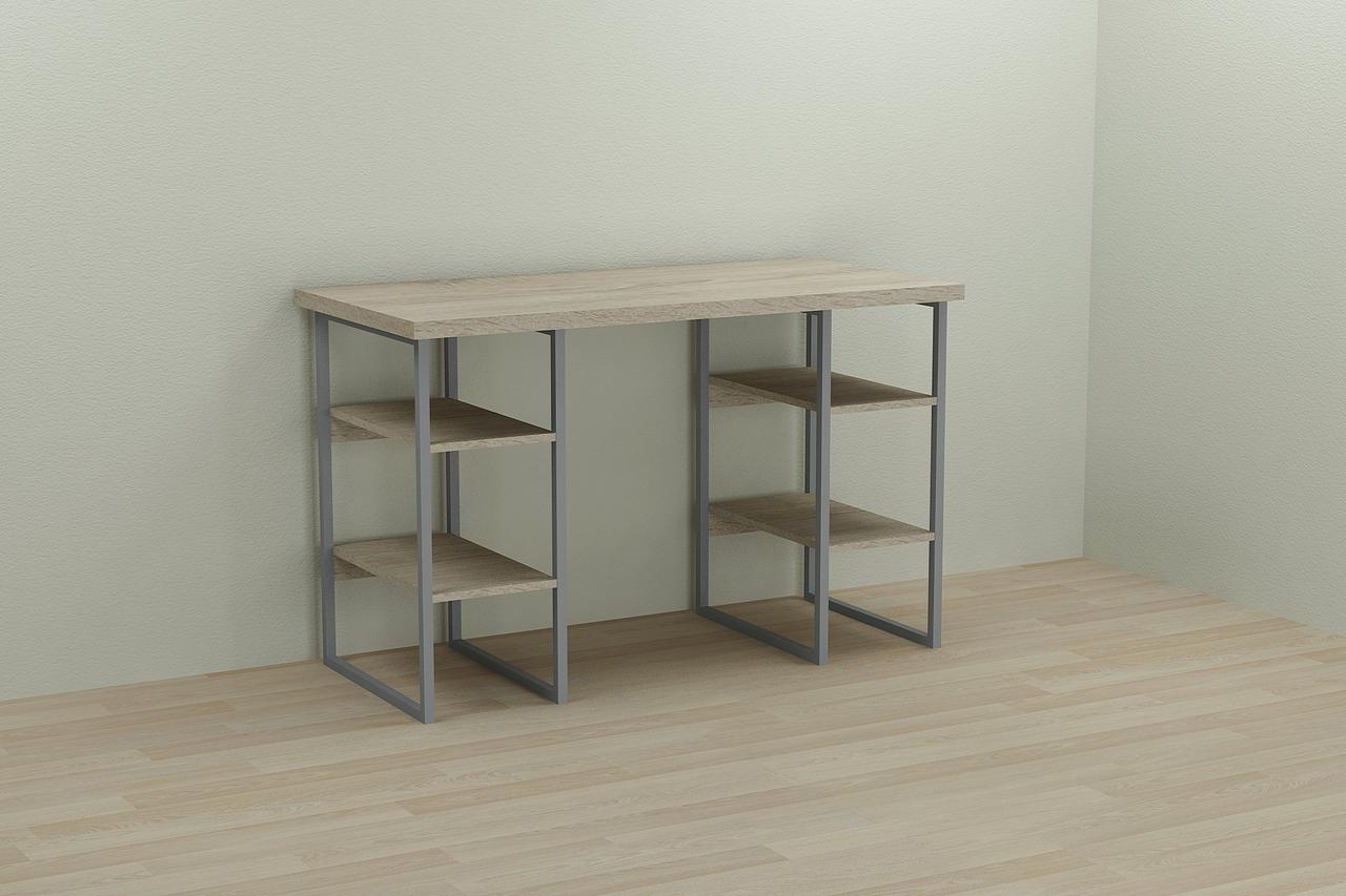 Комп'ютерний стіл Ferrum-decor Тім 75x140x60 сірий ДСП Дуб Сонома 32мм (FRD-102474), фото 1