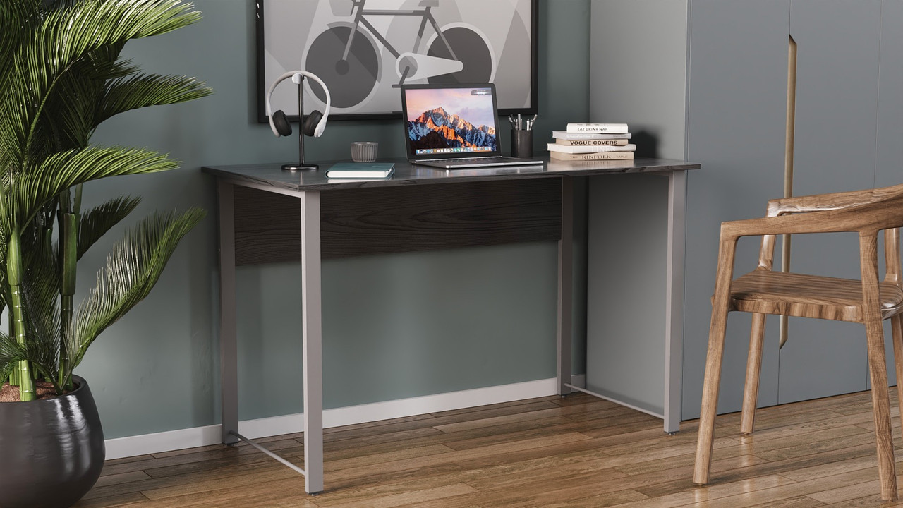 Комп'ютерний стіл Курт 75x140x60 сірий ДСП Сосна Кембра 32мм FRD-101856, фото 1