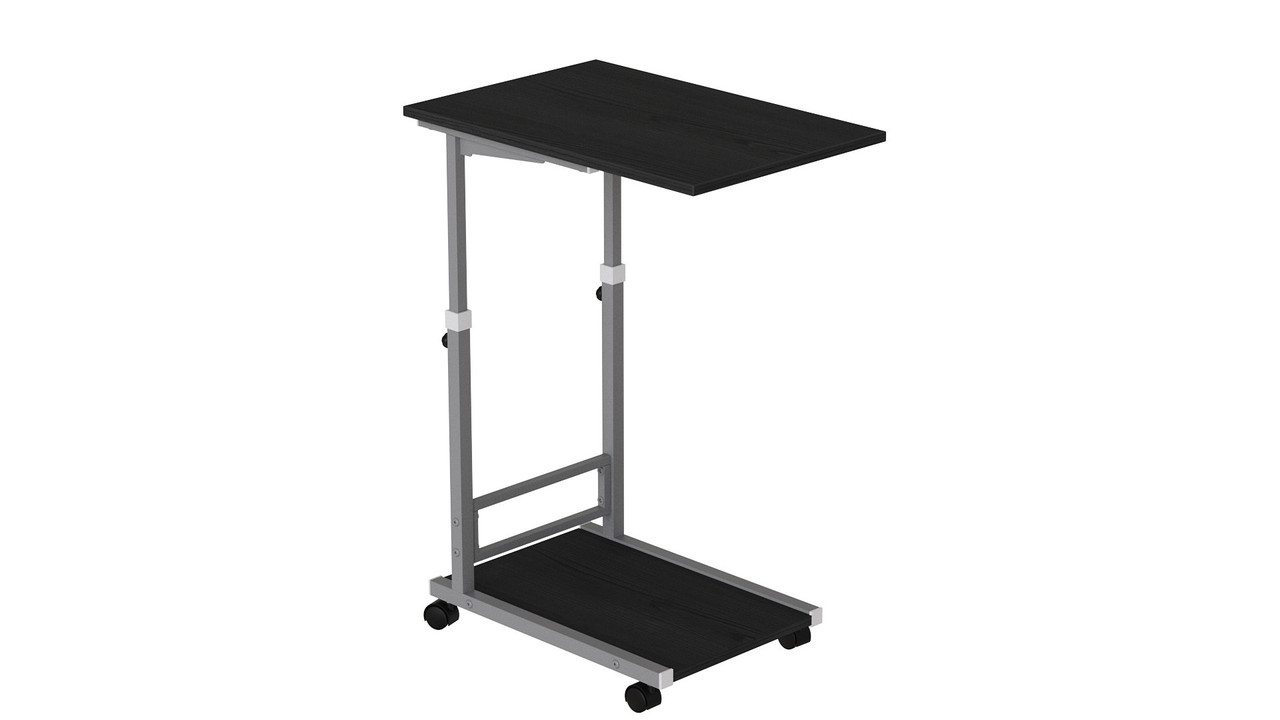 Стіл приставний Ferrum-decor Френу 62x40x60 метал Сірий ДСП Венге 16мм (FRD-102521), фото 1