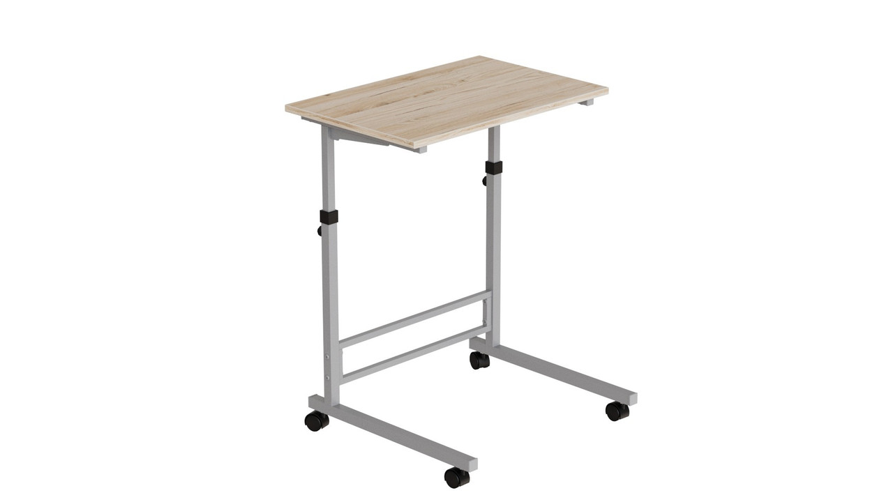 Стіл приставний Аміго 62x60x40 метал Сірий ДСП Дуб Сан-Марино 16мм FRD-102541, фото 1