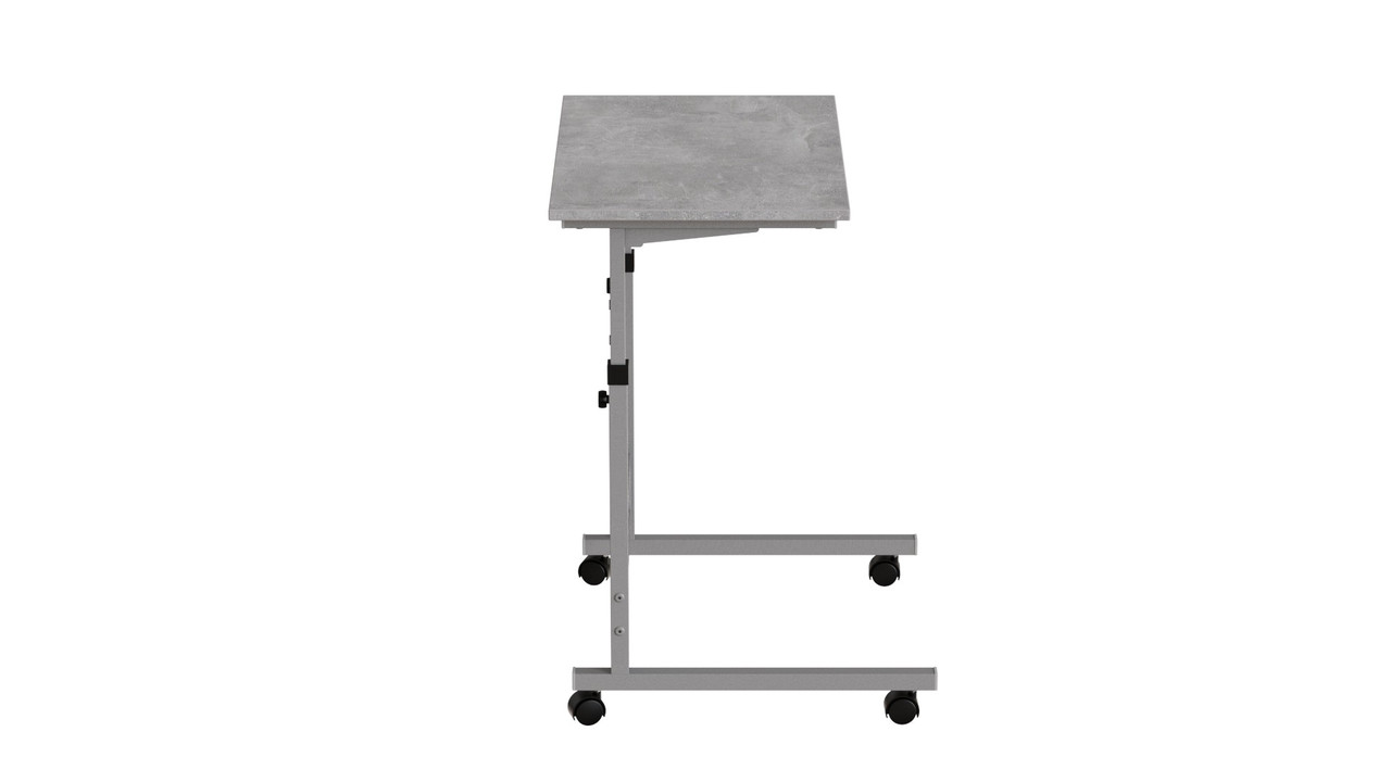 Стіл приставний Ferrum-decor Аміго 62x60x40 метал Сірий ДСП Бетон 16мм (FRD-102546), фото 1