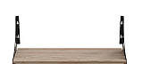 Полиця настінна Ferrum-decor Ханді 2 240x500x240 метал Чорний ДСП Артізан 16 мм (FRD-102555), фото 2