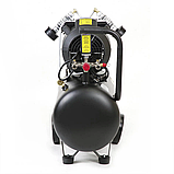 Компресор двоциліндровий Apro OFD-50MX 2.2 кВт 416 л/хв 8бар 50 л (2 крани) + олія 0,2 л (850178), фото 2