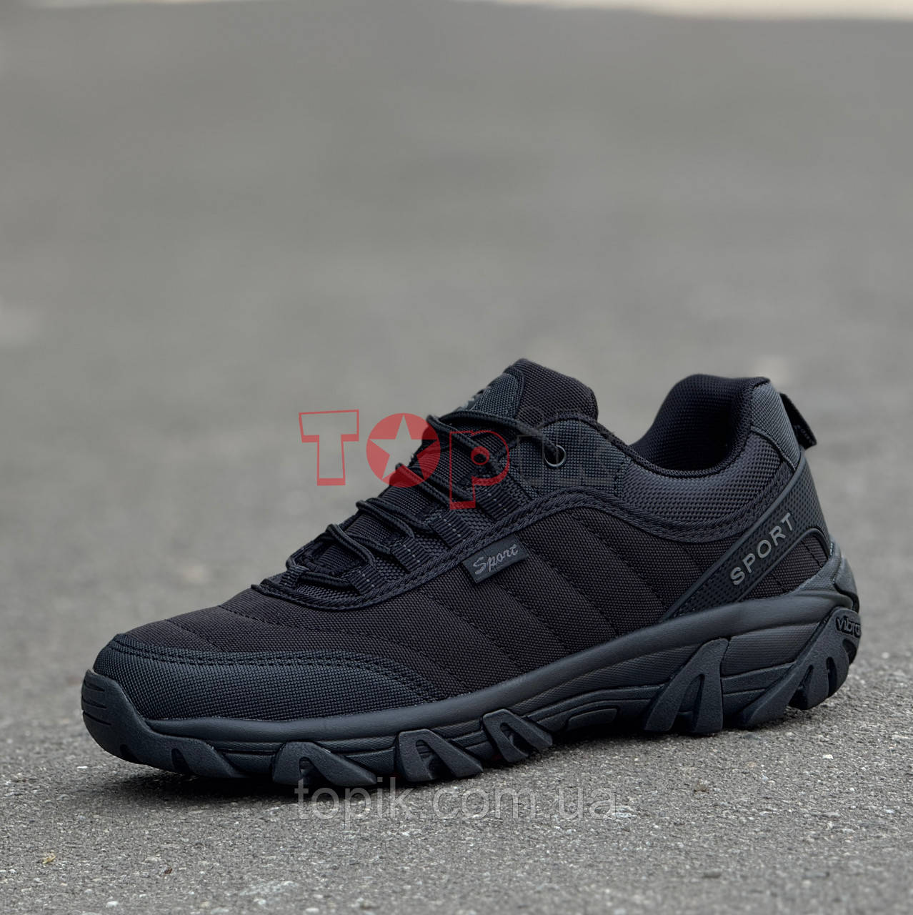 Кросівки чоловічі осінні весняні чорні Кроссовки мужские осенние весенние черные (Код: 3591)