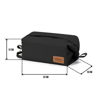 Косметичка органайзер для зберігання засобів особистої гігієни Naturehike NH21LX001, черная