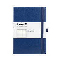 Блокнот Axent Partner Prime 145х210 мм A5 96 аркушів у клітинка Синій (8305-02-A)