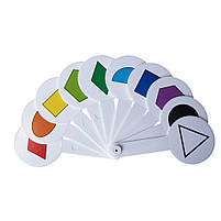 Навчальний набір ZiBi Kids line Набір кольорів та геометричних фігур (віяло) (ZB.4904), фото 2