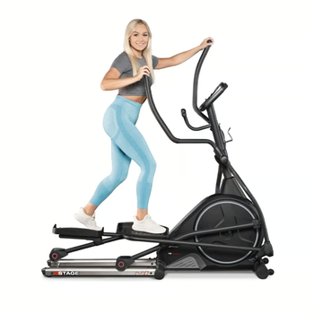 Еліптичний тренажер Hop-Sport HS-160CF Stage для домашніх тренувань з електромагнітним опором