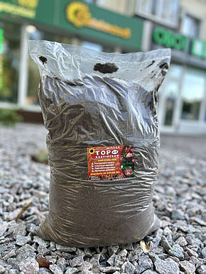 Прибалтійський нейтральний торф 20л pH 5,5-6,5 (фракція 0-40 мм) 5л, фото 1