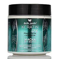 Відновлююча маска для волосся проти лупи Belle Jardin, Keratin SPA, Magic Herbs + Keratin, Маска для Волос, 450мл