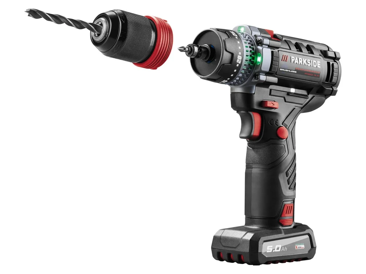 Акумуляторний дриль-шуруповерт PARKSIDE Performance PBPSSA 12 A1, фото 1