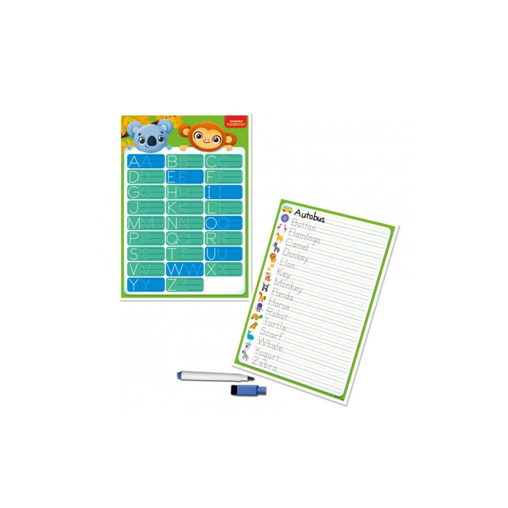 Навчальний набір Vladi Toys Дошка-тренажер Англійська мова (VT5010-28), фото 1