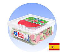 Желейные конфеты желейки Арбуз в посыпке с наполнителем Vidal Испания 75 шт