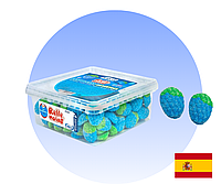 Желейные конфеты желейки Голубая малина с наполнителем Vidal Испания 75 шт