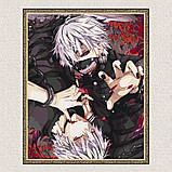 Картина за номерами Токійський гуль. Кен Канекі. Аніме 40*50 см Орігамі LW 30560 pbn-a, фото 6