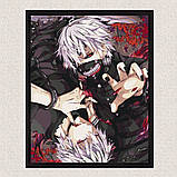 Картина за номерами Токійський гуль. Кен Канекі. Аніме 40*50 см Орігамі LW 30560 pbn-a, фото 8