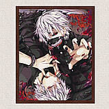 Картина за номерами Токійський гуль. Кен Канекі. Аніме 40*50 см Орігамі LW 30560 pbn-a, фото 9