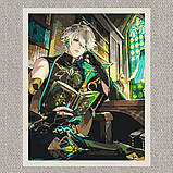 Картина за номерами Геншин імпакт: Аль-Хайтам 40*50 см Орігамі LW 30120 pbn-a, фото 7