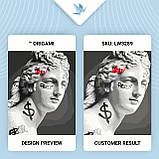 Картина за номерами Люди. Грецька скульптура статуя у графіті 40*50 см Орігамі LW 3289, фото 3