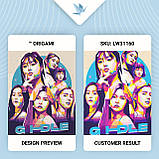 Картина за номерами K-Pop, Джи Айдл G Idle 40*50 см Орігамі LW 31160 pbn-a, фото 3