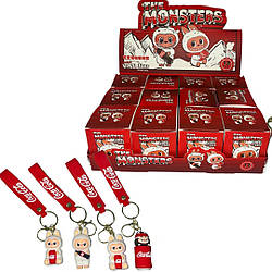 0013 Лабубу Брелок, сюрприз, Кока-Кола, 7см,