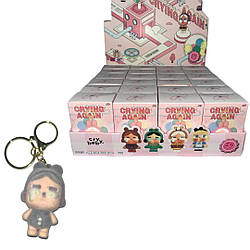 6931-лабубу Брелок, сюрприз, CRY BABY, 6см,