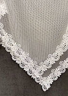 Весільна хустка "Ніжність", тканина фатин + мереживо